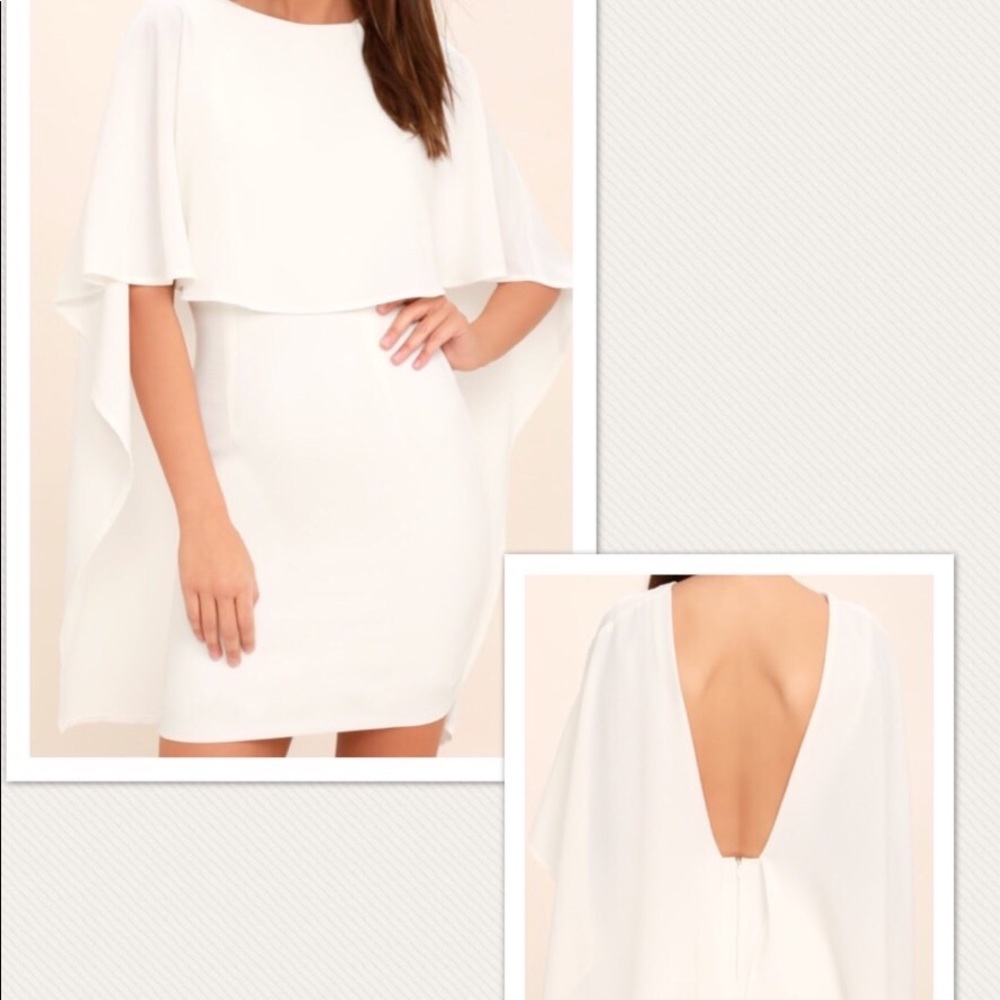 White Backless Timeless Dress